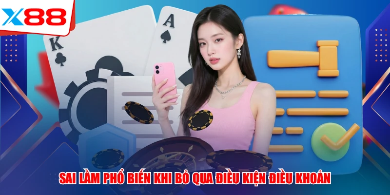 Sai lầm phổ biến khi bỏ qua điều kiện điều khoản