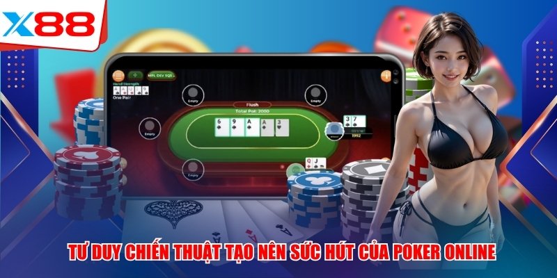 Tư duy chiến thuật tạo nên sức hút của Poker online